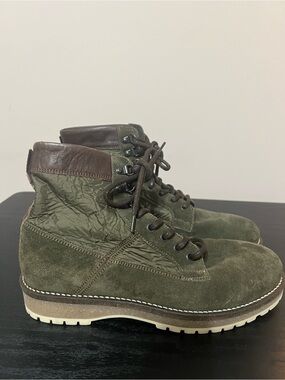Shoe the Boot Olive Green men combat/hiking boots sz 43/US 10